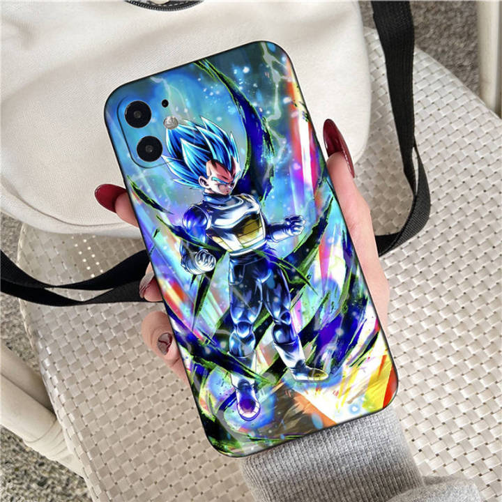 casing-หรับ-iphone-14-13-11-pro-max-11-mini-8-8-plus-199h-vegeta-dragon-ball-z-pattern-phone-เคสโทรศัพท์-อ่อนนุ่ม-tpu-shockproof-black-ปก