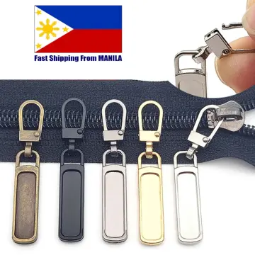 Instant Zipper Clip & Zip Quick Fix Zip Puller Zipper Pull Replacement For  Coat Bag General Gold 10pcs 