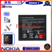 แบตเตอรี่ Nokia 1 (TA-1047 TA-1060) แบตเตอรี่ BV-5V 2150mAh คุณภาพเดิม Li-Ion Polymer เครื่องมือฟรี + กาว