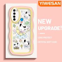 YIWESAN เคสสำหรับ Xiaomi Redmi โน๊ต8 2021 Note 8T ลายการ์ตูนน่ารัก Pochacco กรอบใสโทรศัพท์เคสซิลิโคนกันกระแทกเคสนิ่มโปร่งใสป้องกันเลนส์กล้องสร้างสรรค์