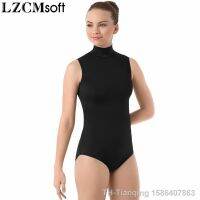 【hot】▣❀  LZCMsoft Sleeveless Leotard Adult Neck Gymnastics Performance Leotards Bodysuit