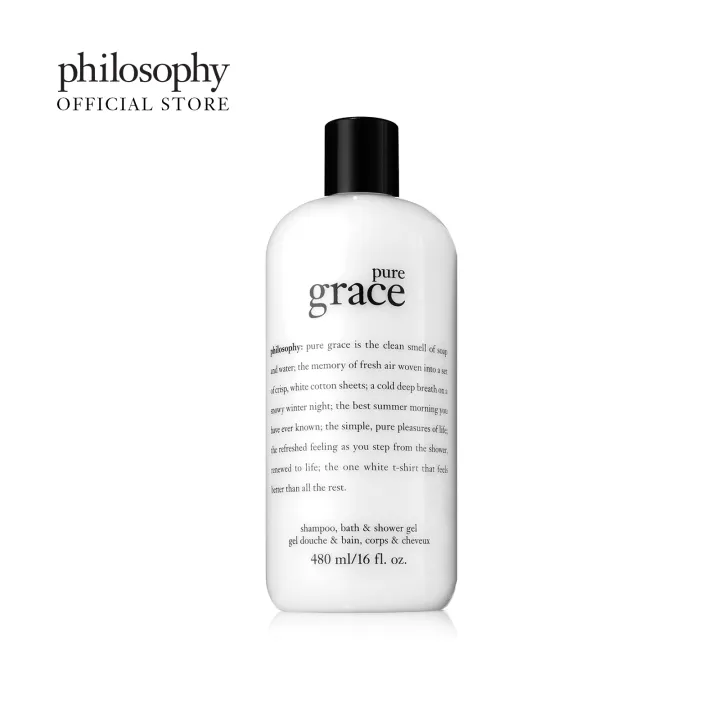 Philosophy Pure Grace Shampoo, Bath & Shower Gel 480ml แชมพู & เจล