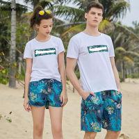 Studyset IN stock Beach Board Shorts Swimming Pants Men Women Trunks Couple Vacation Leisure Sports Surffing Shorts