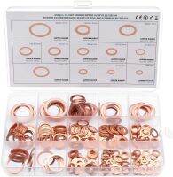 Electrapick ปะเก็น M5-M14แหวนแบนวงแหวนทองแดง9ขนาด280ชิ้นชุดชุดเครื่องมือซีล