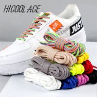 [HOT EXQQUZIOWGWD 116] 2022ใหม่สไตล์100ซม./120ซม./140ซม./160ซม. สีขาวรองเท้า Laces รอบ Rainbow Shoelaces Marten Bootlace หนารองเท้า Laces สำหรับ AJ รองเท้าผ้าใบ