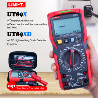 True RMS Digital multimeter UNI-T UT89X UT89XD AC DC Voltage Current Tester Capacitance Ohm measure tempLED tester NCV gift