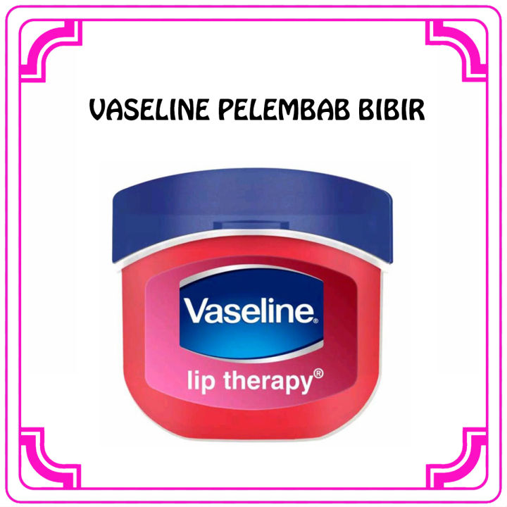 Hb Vaseline Pelembab Bibir Rosy Lips Therapy Lip Balm Moisturizing