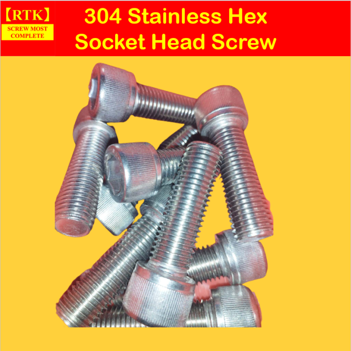 RTK 8mm 304 Stainless Hex socket head Bolts per Piece Lazada PH