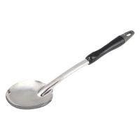 ?The Best!! ทัพพีสเตนเลสใหญ่ SEAGULL ด้ามดำ อุปกรณ์ตักอาหาร LADLE SEAGULL STAINLESS STEEL BLACK