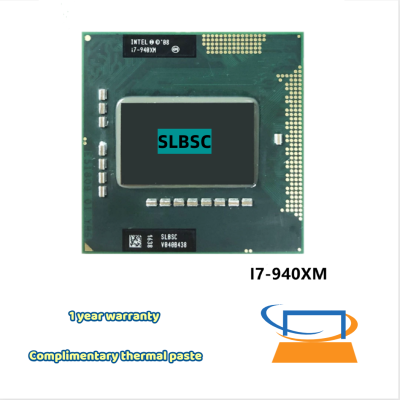 In 940XM slbsc 2.1GHz Quad Core 8MB Cache TDP 55W แล็ปท็อป CPU ซ็อกเก็ต G1 HM55. QM57 I7-940XM