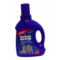 ส่งสินค้าทุกวัน Farcent ผลิตภัณฑ์ขจัดท่อตันชนิดเกล็ด 375กรัม  สีน้ำเงิน