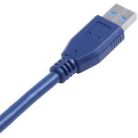 In Stock Blue USB 3.0 Male to Male FM Type A connector extension cable 30cm