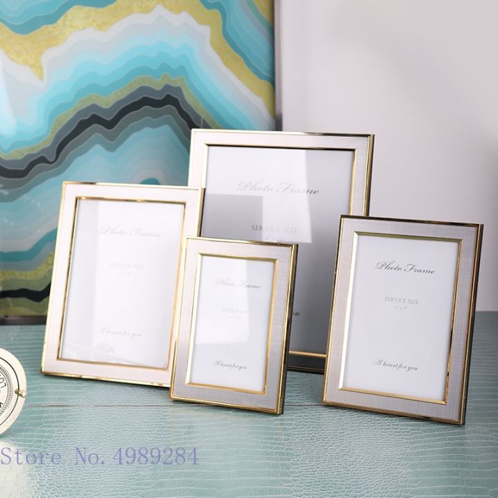 metal-photo-frame-golden-border-rose-gold-aluminum-grass-picture-frame-desktop-crafts-ornaments-wedding-accessories-photo-stand