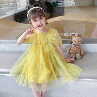 【Ladies shop】2022ฤดูLadies shop Bigsoft MeshDresses BabyBirthday Party Wear Children Vestidos Clothes