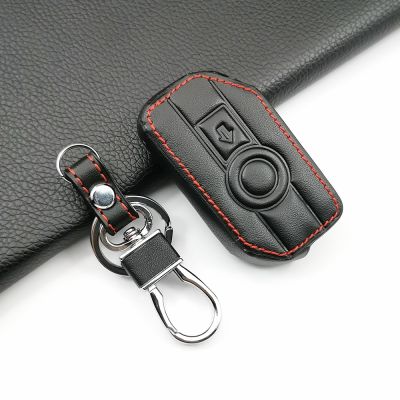 ✉✥ 2 Button Leather Key Cover Shell Fob Case Skin Holder for BMW Motorcycle F750GS F850GS K1600GT R1200GS LC ADV R1250GS ADV