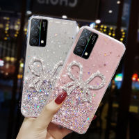 เคสสำหรับ OPPO A74 A95 4G เคสโทรศัพท์ลายท้องฟ้าระยิบระยับหรูหราประดับพลอยเทียมสวยผีเสื้อผู้หญิงเคสซิลิโคนนิ่มกันกระแทกฝาครอบด้านหลัง