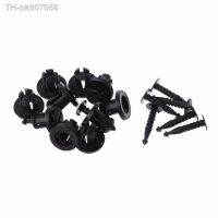 ◆✢  QILEJVS 10 Pcs/set Black Plastic Car Bumper Fastener Trim Clip Rivets For Renault Clio Laguna Megane Espace New