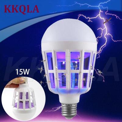 QKKQLA 2 in 1 LED Anti Mosquito Killer Bulb Lamp Night light E27 Repellent Muggen Bug Zapper Insect Electric Mosquito Lighting
