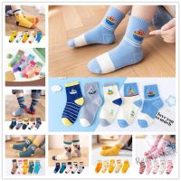 【hot sale】 ☼ C10 5Pairs/set Cotton Baby Socks for 8 Months-13 Years Old Children Pure Cotton Animal Kids Design Soft Infant Socks