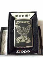 ZIPPO  28290  EAGLE   สีเงิน ผิวโครเมี่ยมขัดเงา  ลายแบบสกรีน   ของใหม่ไม่ผ่านการใช้งาน  มาพร้อมกล่องรุ่น  รับประกันของแท้   นำเข้าจากอเมริกา