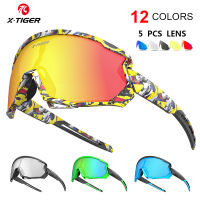 X-TIGER Cycling Sunglasses Photochromic Summer MTB Bike Cycling Glasses Uni Outdoor Sports Polarized Road Bicycle Glasses