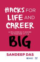 หนังสืออังกฤษใหม่ Hacks for Life and Career : A Millennials Guide to Making it Big [Paperback]