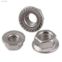 ❄┋ Hex Serrated Flange Nut UNC 1/2 -13 1/4 -20 3/8 -16 5/16 -18 304 Stainless Steel Hexagon Serrated Spinlock Flange Nut Lock Nuts