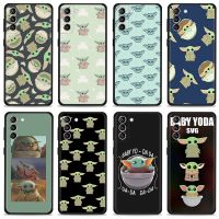 【LZ】 Phone Case For Samsung Galaxy S22 S21 S20 S10 S8 S9 S7 S10e Ultra FE Note 20 10Plus Soft Capa Cute Cartoon Baby Yoda