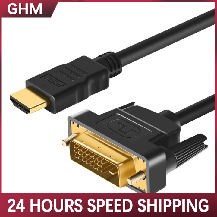 Hdmi To Dvi Hdmi Dvi D Cable 24 1 Pin 1080p Dvi D Male To Hdmi Male