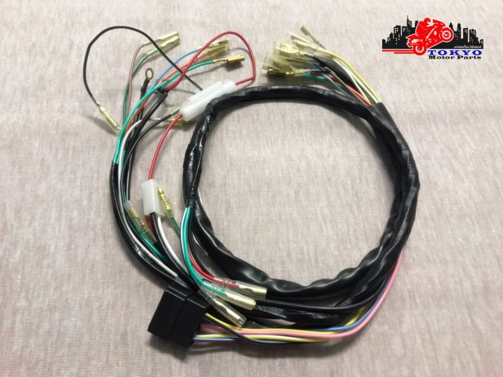 honda-cg110-harness-wiring-wire-ชุดสายไฟ-สายไฟทั้งระบบ