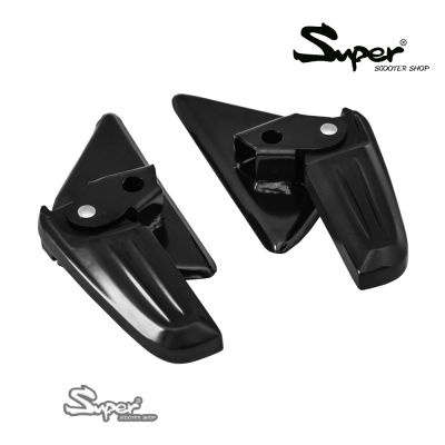 ชุดพักเท้าพับ SUPER สีดำ (FOR VESPA SPRINT , VESPA PRIMAVERA)