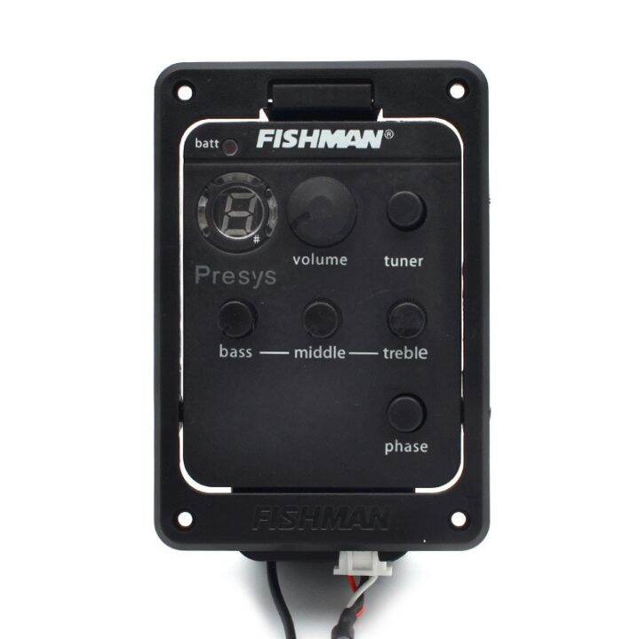 Fishman 101/201/301 Presys Blend Preamp Acoustic Guitar Equalizer Tuner