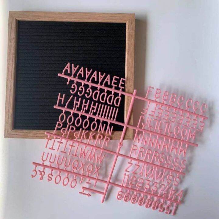 1 SET OF LETTERS, NUMBERS AND SPECIAL CHARACTERS FOR LETTER BOARD