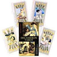 Decameron Tarot Del Fuego การ์ดไพ่ทาโรต์ Deck Oracles เกม Linestrider Dreams ของเล่น Divination Star