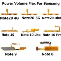 ใหม่สำหรับ Galaxy Note20 Note 20 10 9 8สายเคเบิลงอได้สวิตช์เปิดปิดปิดเสียงปุ่มเปิดปิด4G 5G