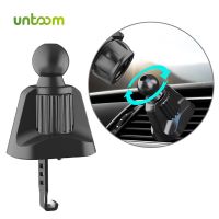 Untoom Car Phone Holder Base Universal 17mm Ball Head for Car Air Vent Mount Clip In Car Hook Stick Cell Phone Support Bracket Car Mounts