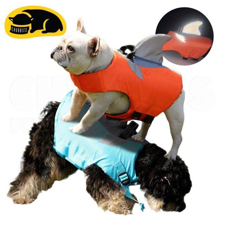 C221 Baby Shark Life vest ฉลาม เสื้อชูชีพสุนัข ชูชีพหมา ชูชีพสัตว์