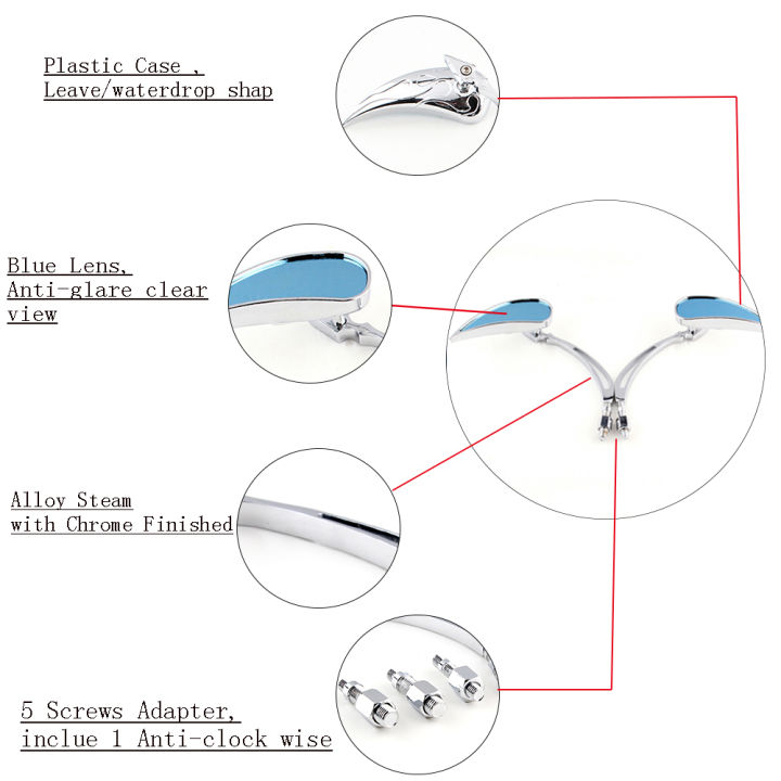 m8-m10-chrome-teardrop-กระจกมองหลังเหมาะสำหรับ-honda-rebel-250-shadow-600-750-vtx-vt