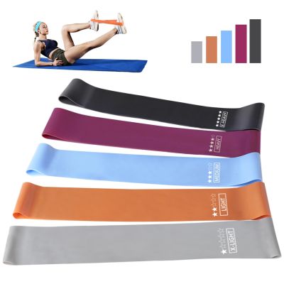 Yoga Stretch Elastic Fitness Bands Workout Booty Bicep Resistance Bands Training Rubber Exercise Gym Sports Fitness Equipment