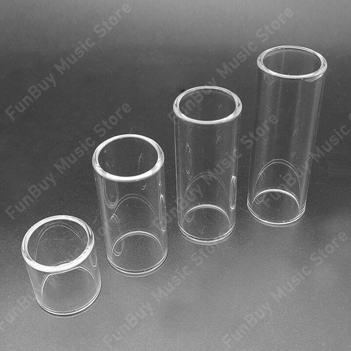 20pcs-transparent-glass-guitar-slide-28-50-60-70mm-guitar-ukulele-accompany