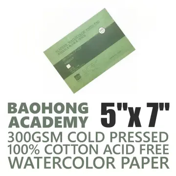BAOHONG ACADEMY WATERCOLOR PAPER PAD 180 X125MM (7 X 4 INCH ) HOT PR
