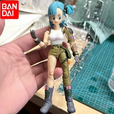 ZZOOI Dragon Ball Anime Action Figure Bulma Mfg Series Shf Soldier Accessories Statue PVC Doll Collectible Model Toy for Kids Gift