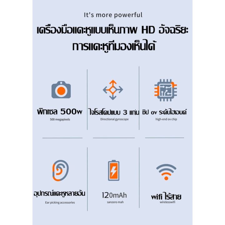 4k-พิกเซล-hd-ที่แคะหู-ที่แคะหูกล้อง-usb-การเชื่อมโยงwifi-พร้อมเครื่องทําความสะอาดหูกล้องขนาดเล็กสําหรับโทรศัพท์และคอมพิวเตอร์-ไม้แคะหู-ไม้แคะหูมีไฟ-ไม้แคะหูมีกล้อง