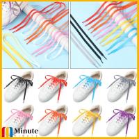 MINUTE 120/140/160ซม. Unisex เชือกผูกข้ามสายสดใสไล่ระดับสีเชือกผูกรองเท้าผ้าใบเชือกผูกรองเท้ารองเท้าสีรุ้งเชือกผูกรองเท้า