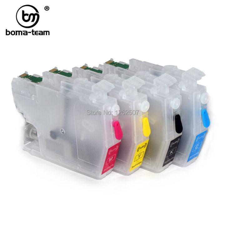 america-lc401-lc401xl-refillable-ink-cartridge-with-chip-for-brother-mfc-j1010dw-j1012dw-j1170dw-j1010-j1012-printer-cartridges-ink-cartridges