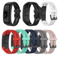 สายรัดข้อมือสำหรับสายรัดข้อมืออัจฉริยะ Garmin Vivosmart HR Tali Jam Tangan Silikon สำหรับกีฬา Garmin Vivosmart HR สายรัดข้อมือ Correa