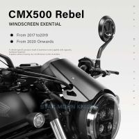 แผ่นกระจกหน้ารถบังแดดกระจกนิรภัยสำหรับมอเตอร์ไซค์ฮอนด้า CMX500 CMX 500 REBEL 2017 - 2021