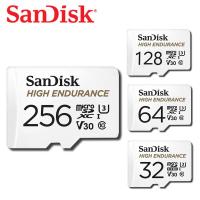 SanDisk High Endurance micro SDXC / HC Card ความเร็ว 100 MB / S ความจุ 32 GB 64 GB 128 GB 256 GB Class 10 สำหรับ กล้องวงจรปิด (SDSQQNR_GN6IA)เมมโมรี่การ์ด การ์ดหน่วยความจำ แซนดิส