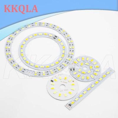 QKKQLA LED Light Beads bulb Light Source SMD 5730 board chip Round 5w 10W 30W Surface night DC 5V Dimmable DIY White Warm repair lamp