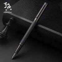 LT Hongdian Titanium Black Forest Pen Calligraphy Student Business Office Women Boxed 1850 Gift Ink Pen  Pens